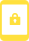 Phone Icon with Lock inside